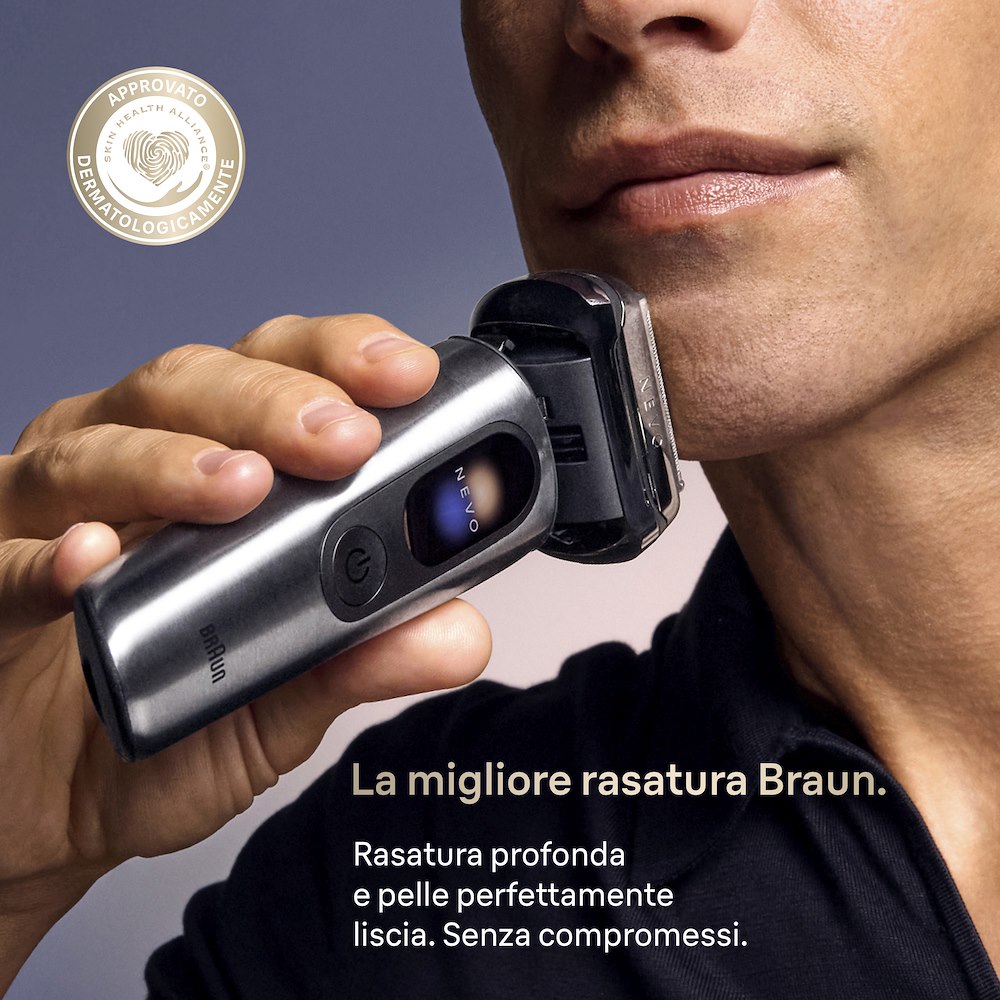BRAUN NEVO11000C - Rasoio Elettrico Argento