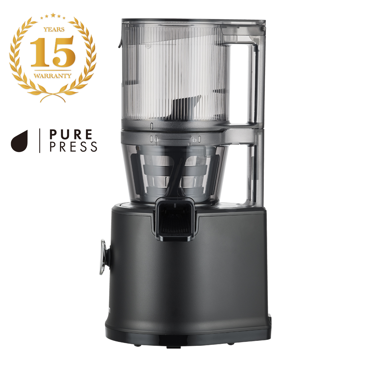 HUROM HT80ST - XL Slow Juicer mit Self-Feeding