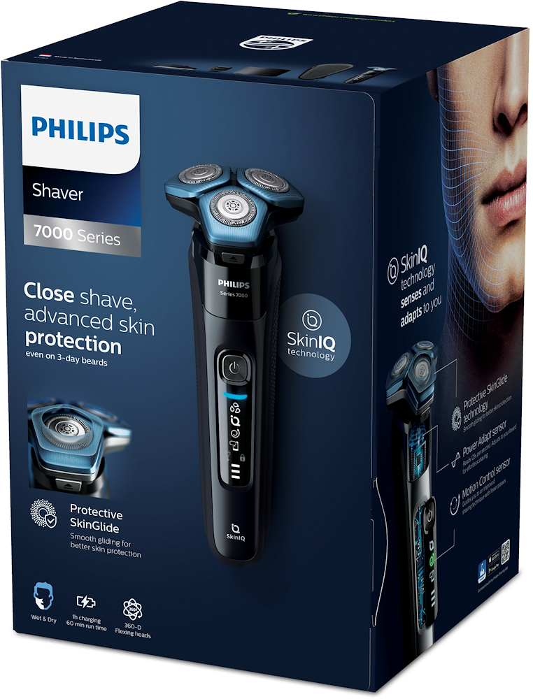 PHILIPS S7783 - Rasoio ricaricabile con autonomia di 60 minuti