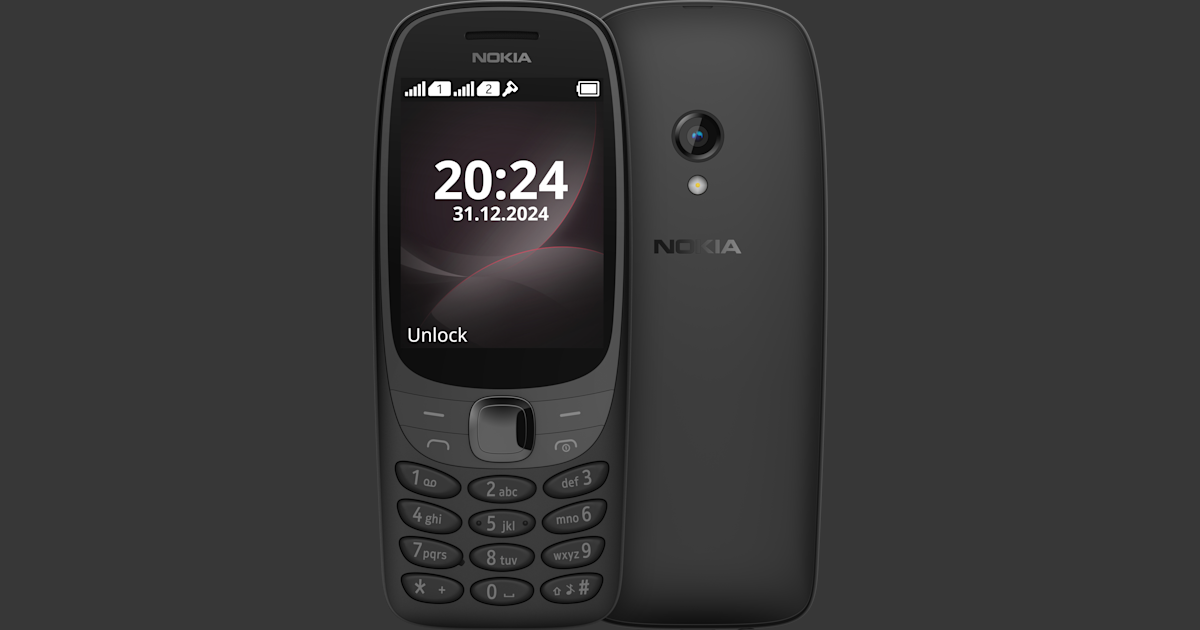NOKIA 63102024BLACK - Nokia 6310 (2024) Seniorenhandy Schwarz