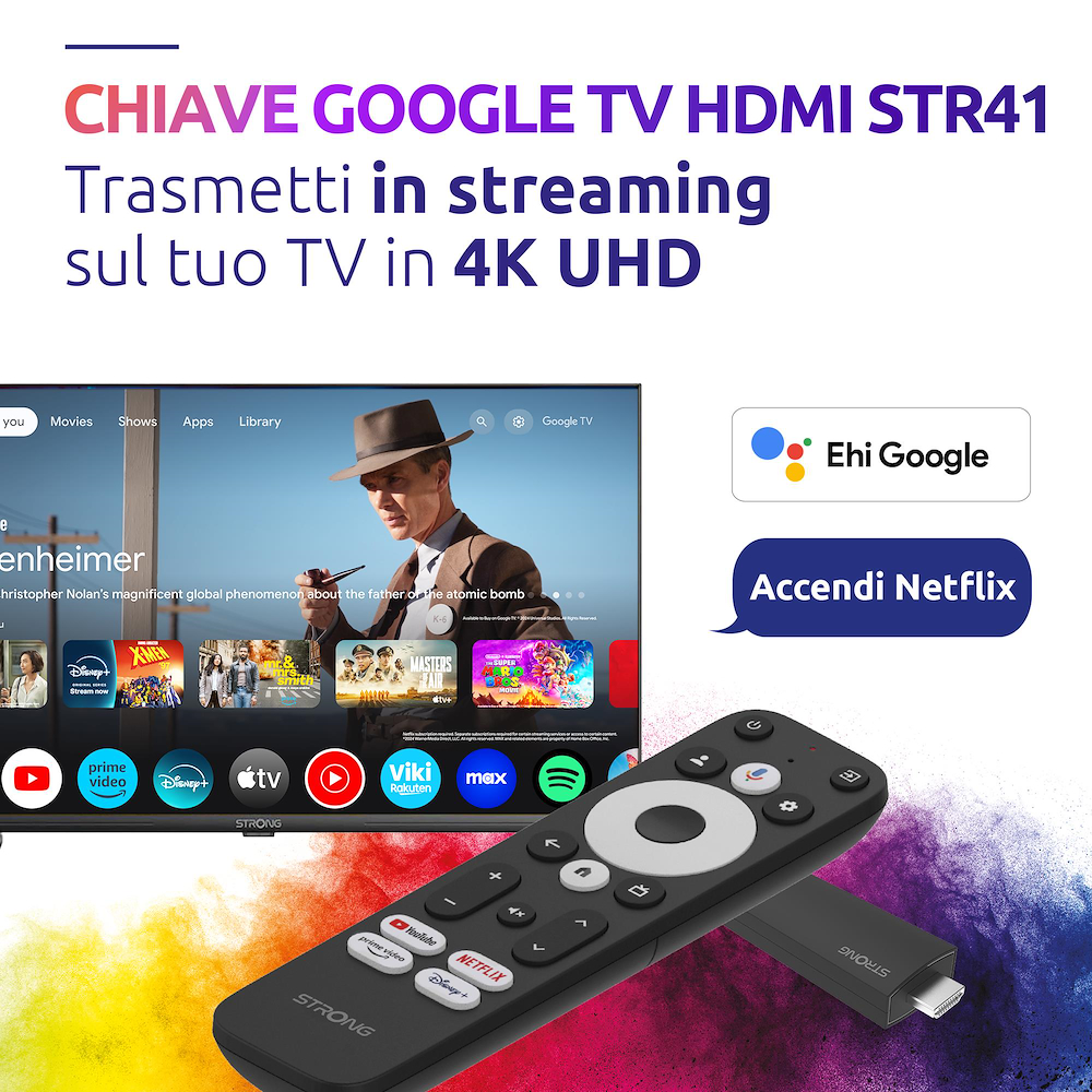 STRONG SRT41 - STICK SMART Google TV 4K UHD