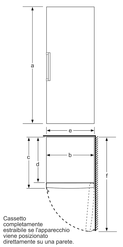 BOSCH GSN54AWDV - Congelatore verticale 328L