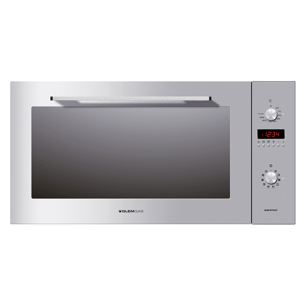 GLEM GAS GFE993IX - Glem Gas Einbaubackofen 90 cm Edelstahl