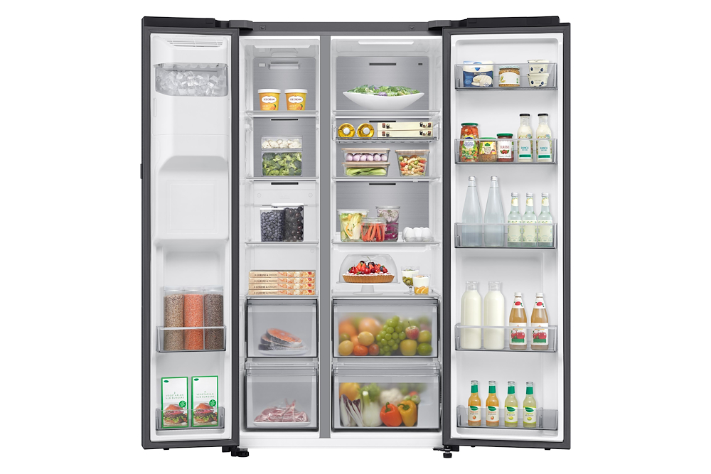 SAMSUNG RS90F64EDFEF - Samsung Side by Side Kühlschrank AI