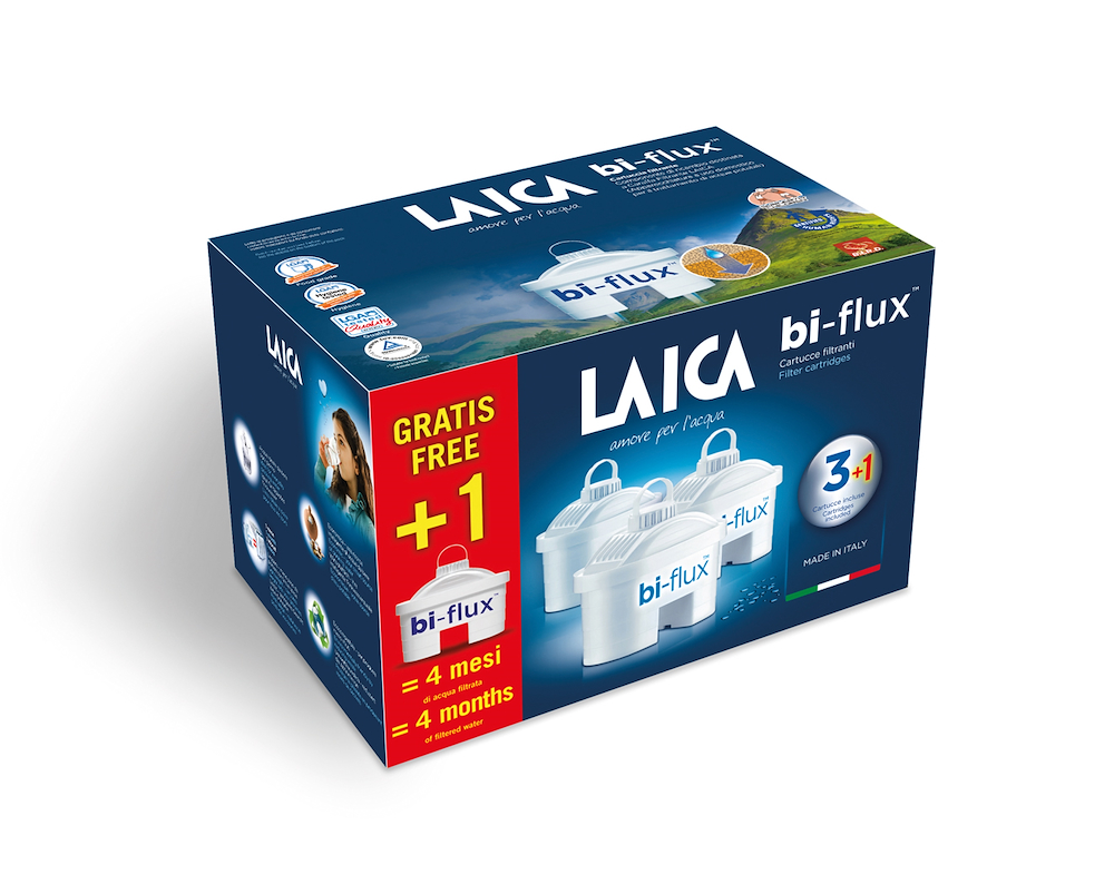 LAICA F4SIT00 - 3er Set Bi-Flux Filterpatronen von Laica