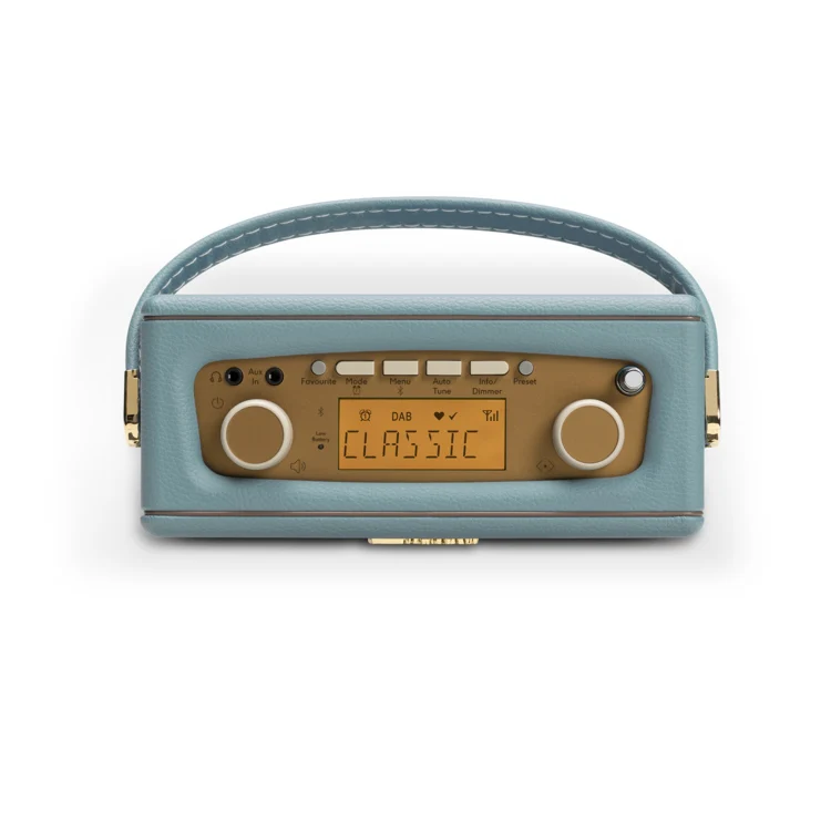 ROBERTS 130971 - Roberts Revival Uno BT – Kompaktes Retro-Radio mit DAB+, FM und Bluetooth in Duck Egg​