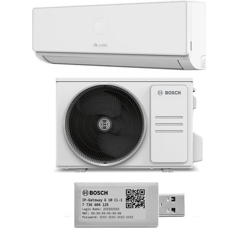 BOSCH CL4000ISET26WEKITG103 - Bosch Mono Split Klimagerät 2.6 kW