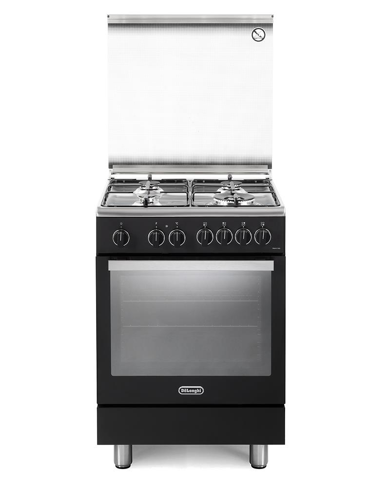 DE LONGHI PEMA64LSG - Cucina a Gas 60cm 4 Fuochi