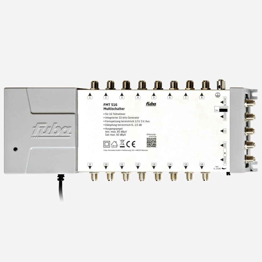 FUBA FMT 516 - Multischalter für 16 Teilnehmer