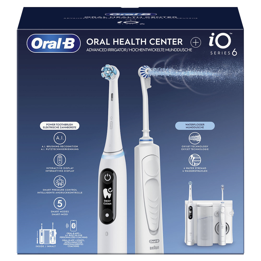 ORAL-B ORALCENTERIO6 - Oral-B Power Oral Center + iO6 Zahnpflegeset