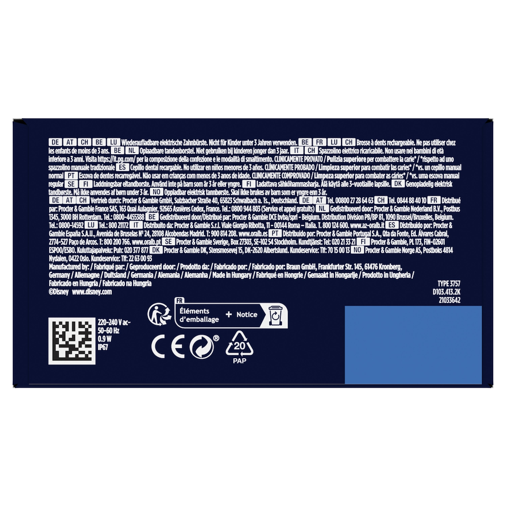 ORAL-B PROKIDSTHELIONKING - Spazzolino elettrico Lion King