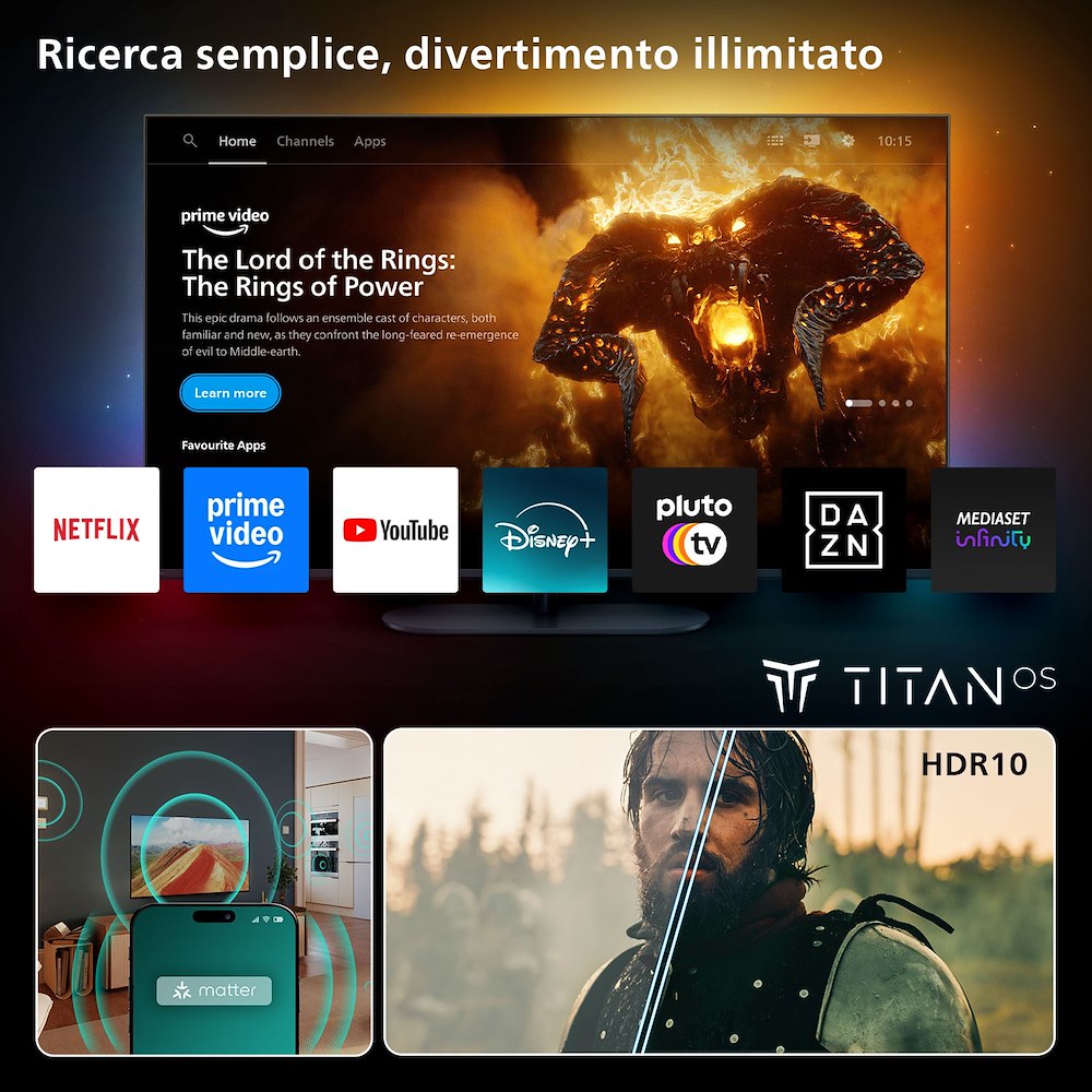 PHILIPS 24PHS605/12 - TV LED 24" Smart HD