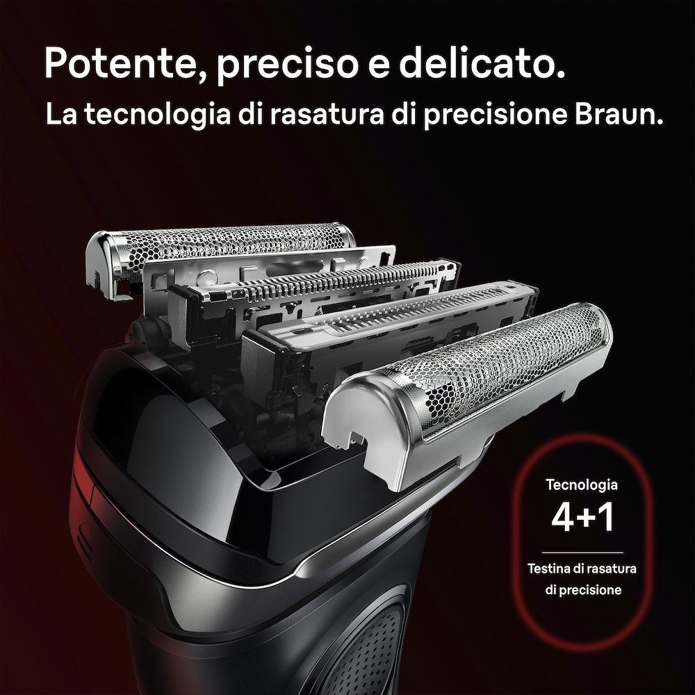 BRAUN 83920514 - Rasoio Elettrico Con Stazione Di Pulizia