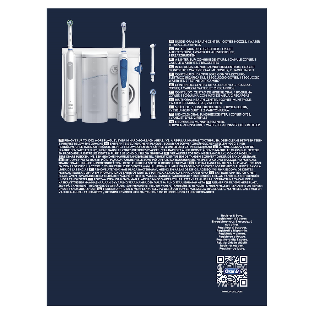 ORAL-B ORALCENTERPRO1 - Idropulsore Oral-B Health Center ORAL-B ORALCENTERPRO1 - Idropulsore Oral-B Health Center