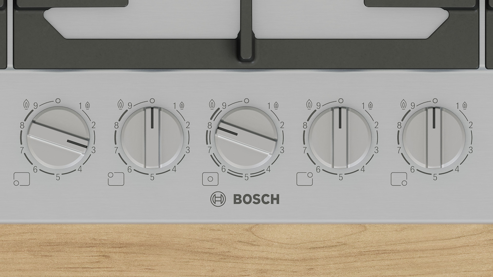 BOSCH PCR9A5I90 - Piano Cottura Gas 90cm Inox