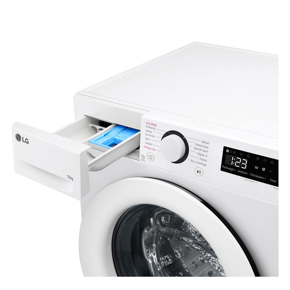 LG F4R3010NSWW - 10kg AI Waschmaschine mit Dampf