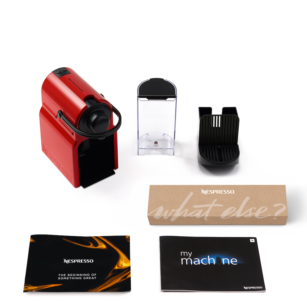 KRUPS XN1005K - Nespresso Inissia Kaffeemaschine in Rot