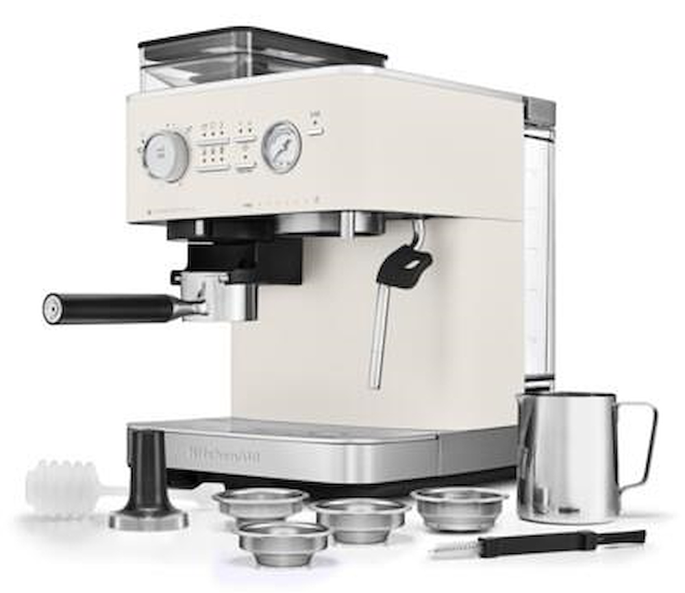 KITCHENAID 5KES6551EPL - Espressomaschine mit integriertem Mahlwerk