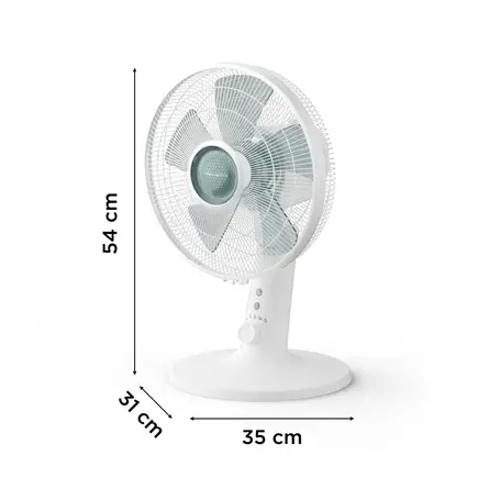 ROWENTA VU2740 - Ventilatore da tavolo 20W TurboSilenzio