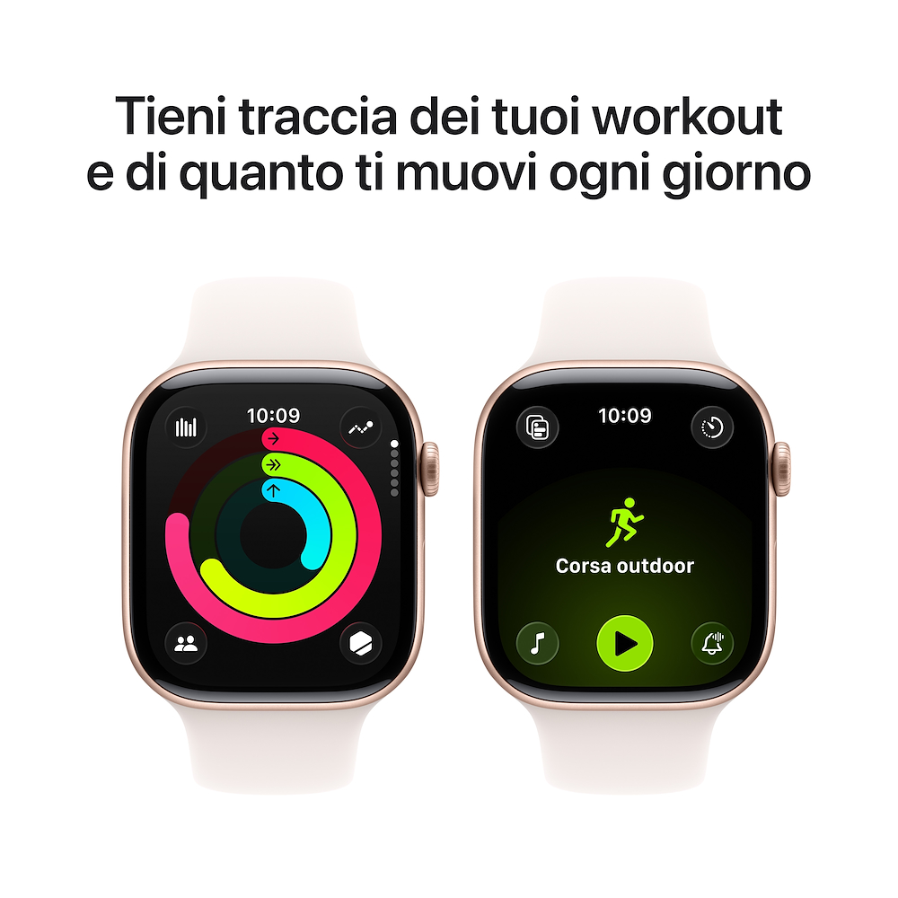 APPLE MEV64QLA - Orologio Series 11 46mm Oro Rosa