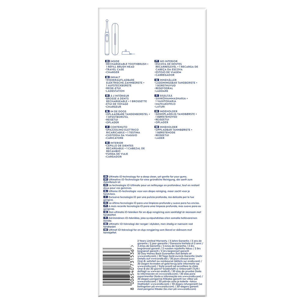 ORAL-B IO3BLACK - Oral-B iO 3 Elektrische Zahnbürste Schwarz