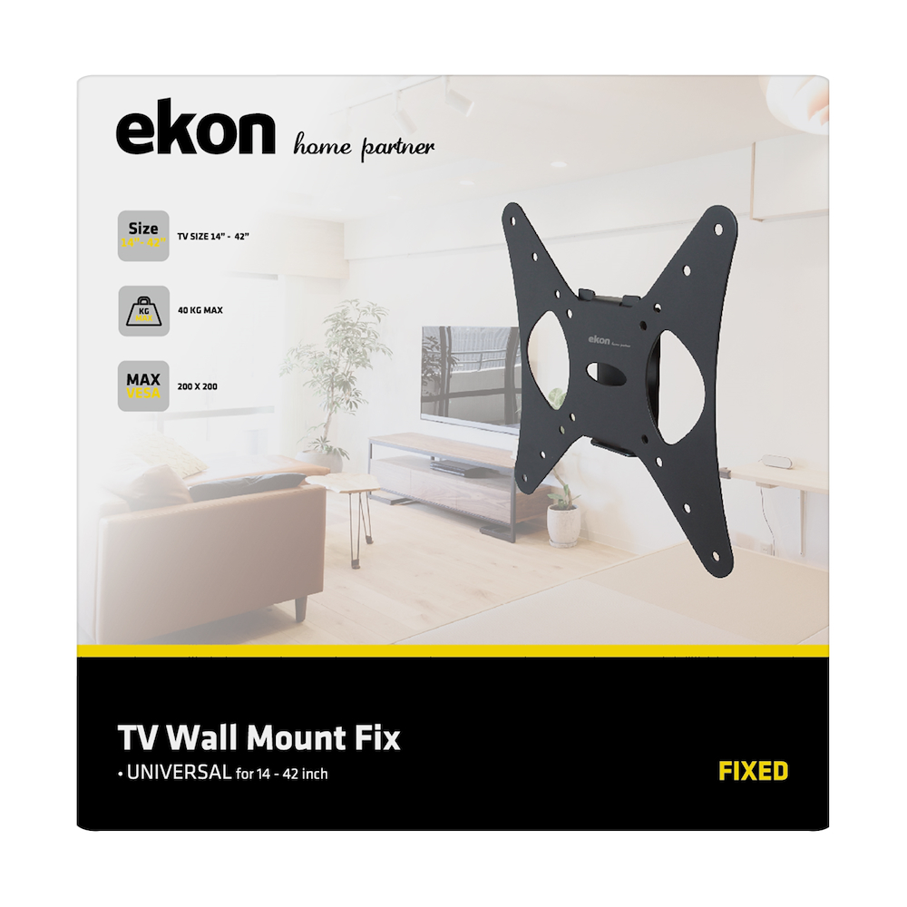 EKON ECTVFIX42INCH40KG - Fester TV-Halter 14“-42“