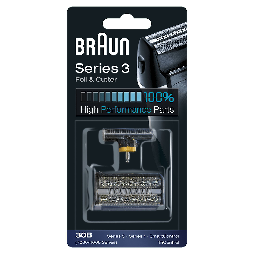 BRAUN COMBI30BNERO - Braun Kombipack 30B Scherfolie und Klingenblock in Schwarz