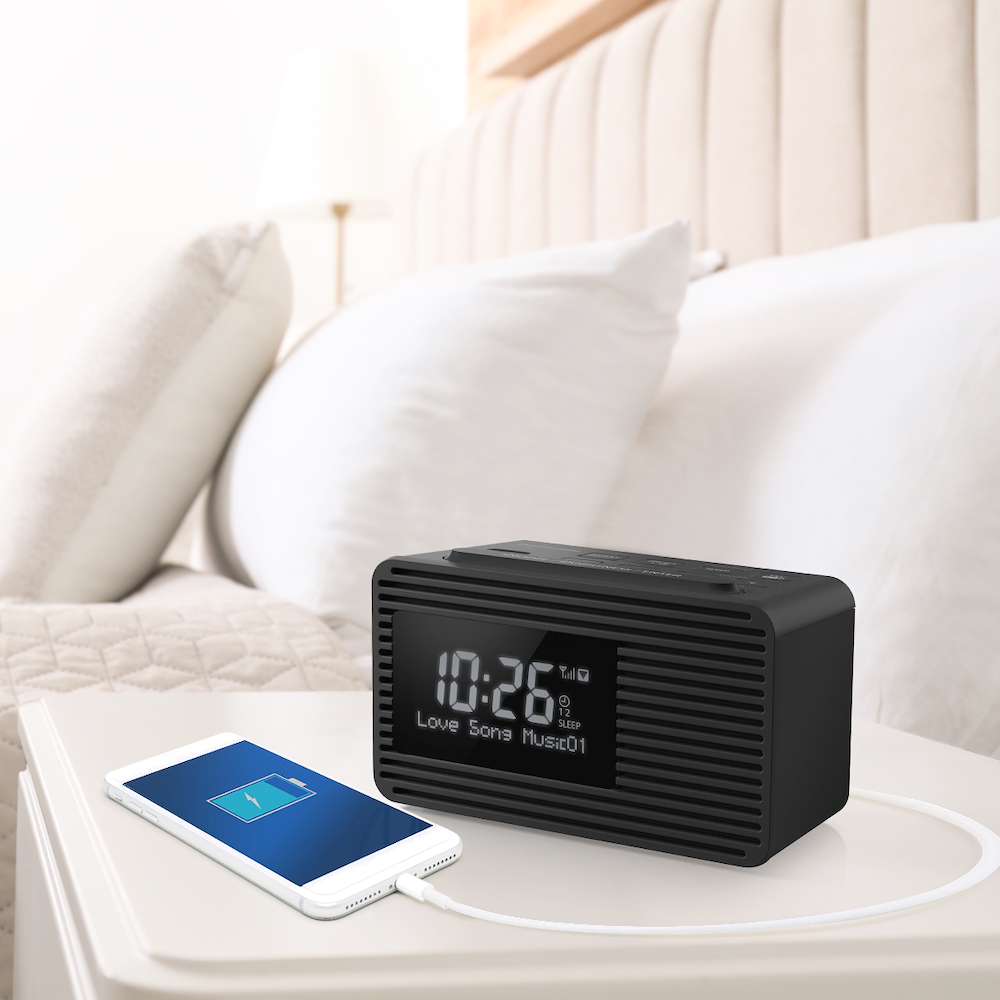 PANASONIC RCD8EGK - Panasonic RC-D8EG-K DAB+ Radiowecker