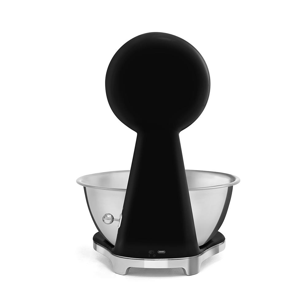 SMEG KSF01BLWW - Bilancia da cucina nera anni 50