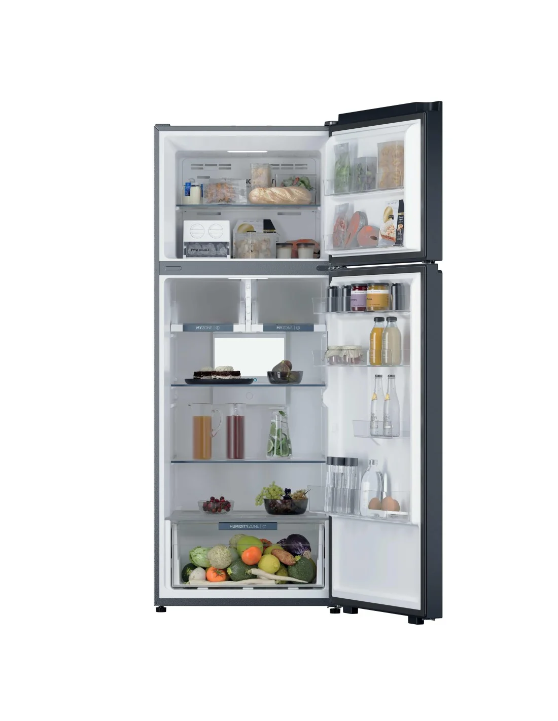 HAIER HPR5718ENMB - Kühl-Gefrierkombination 464L NoFrost Schwarz