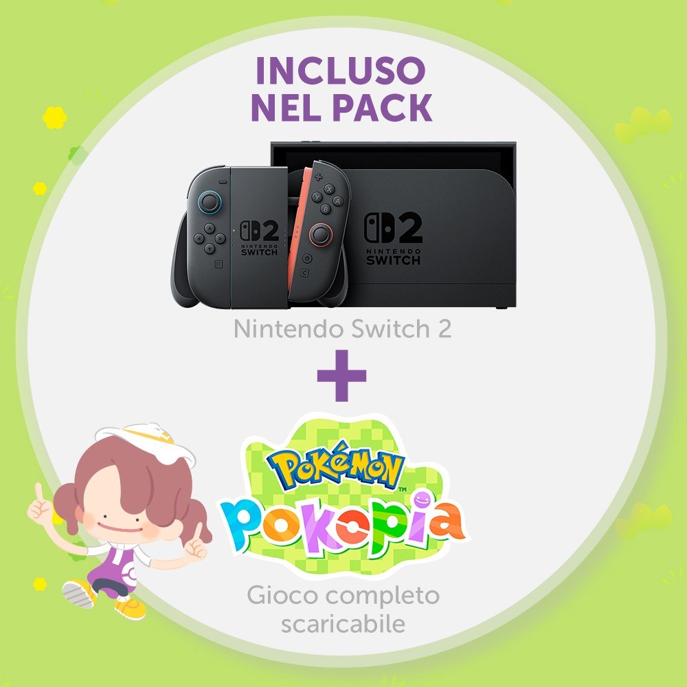 NINTENDO SWITCH 2 - Console con Pokémon Pokopia