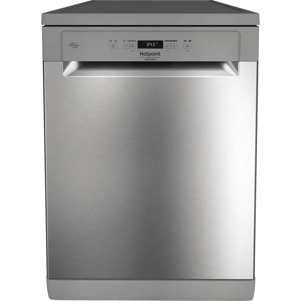 HOTPOINT-ARISTON HA2FFC14BX - Freistehende Geschirrspülmaschine Inox