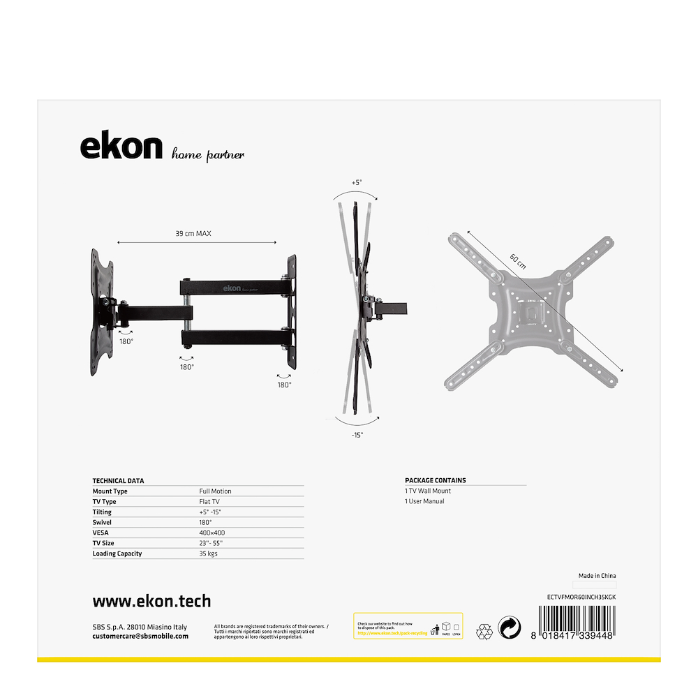 EKON ECTVFMOR60INCH35KGK - TV Halterung 23-55 Zoll