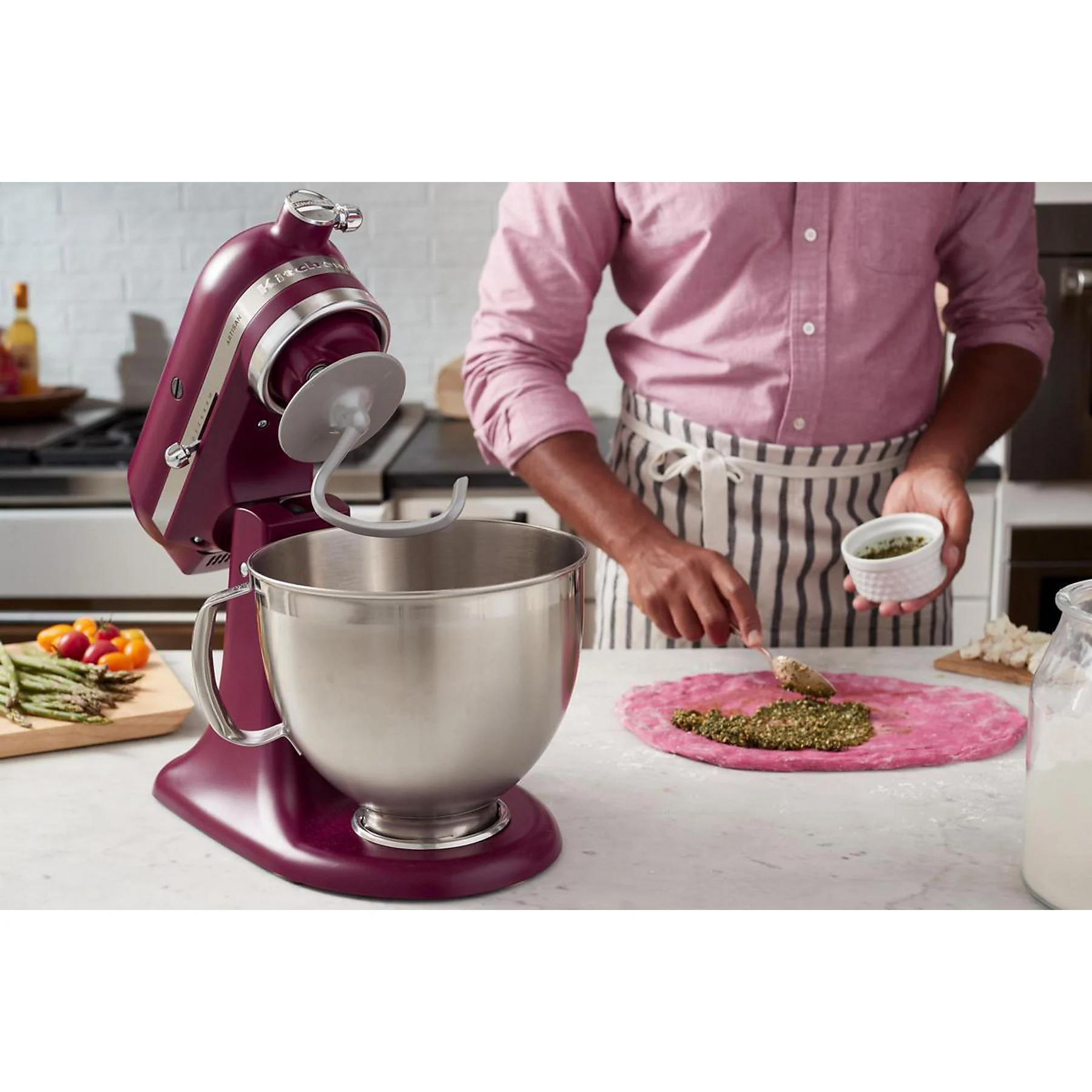 KITCHENAID 5KSM195PSEBT - KitchenAid Artisan Küchenmaschine 4,8L Beetroot