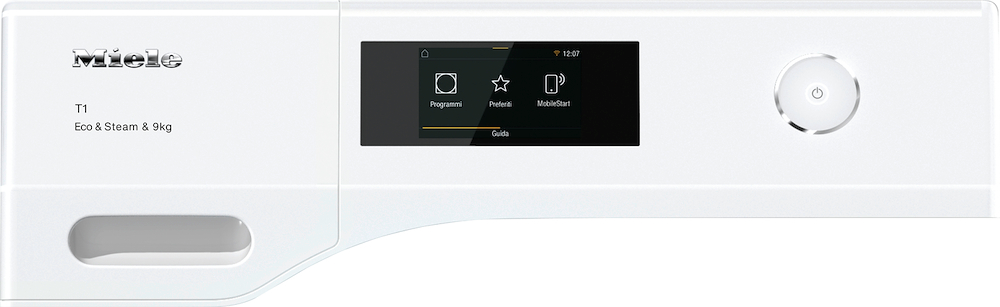 MIELE TCR790WP - TCR790WP 0590204 ASCIUG.C/FRONT 9KG CL.A+++-10% WIFI CHROME VAPORE