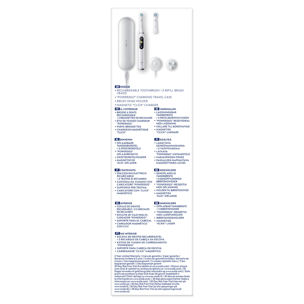 ORAL-B IO9SWHITE - Oral-B iO Series 9 Elektrische Zahnbürste White Alabaster ORAL-B IO9SWHITE - Oral-B iO Series 9 Elektrische Zahnbürste White Alabaster