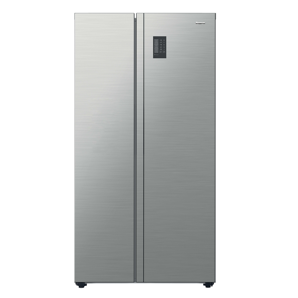 ZOPPAS 34006047 - Frigorifero Side-by-Side Inox 523L