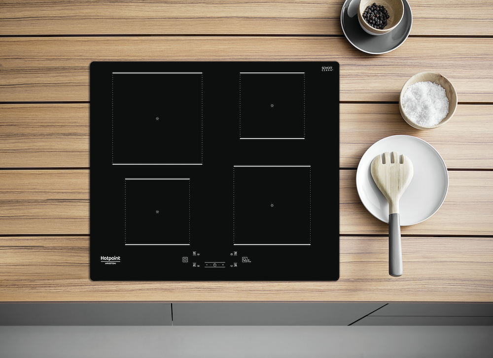 HOTPOINT-ARISTON HQ5660SNE - Induktionskochfeld 60 cm schwarz mit Touch