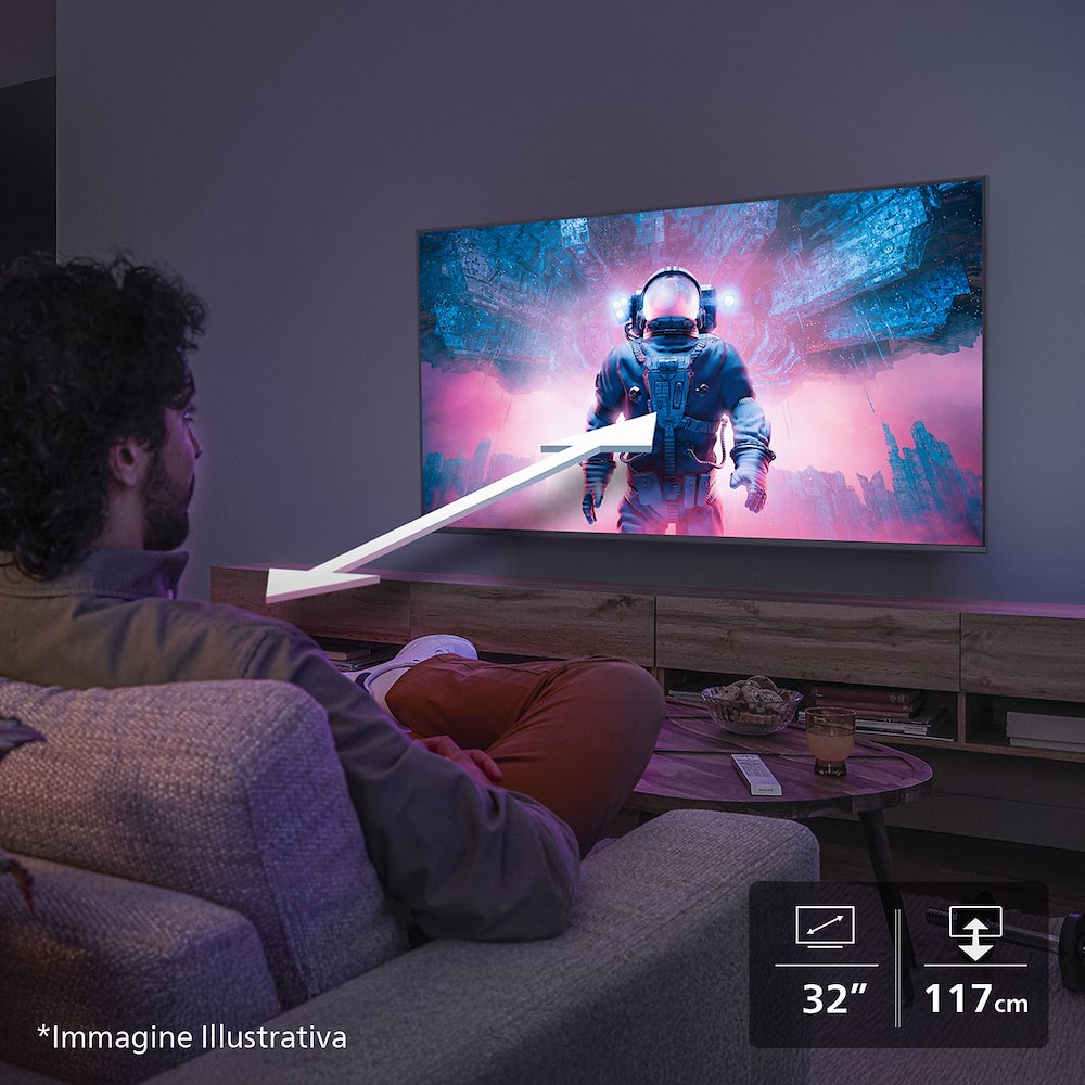 PHILIPS 32PHS6050 - Smart LED Fernseher 32" in HD