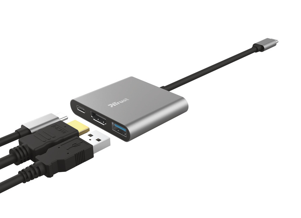 TRUST 23772 - Trust Dalyx 3-in-1 USB-C Adapter