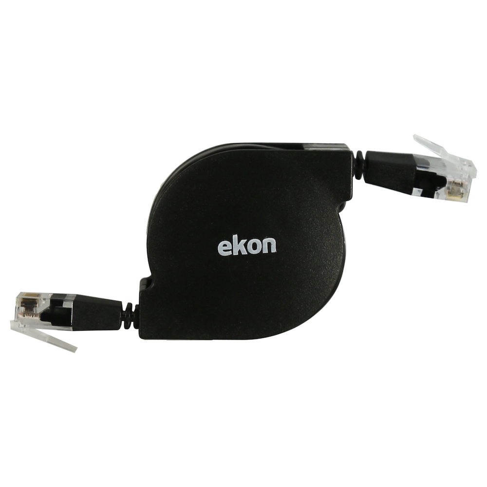EKON ECITLANROLL10K - UTP Netzwerkkabel 1m Retractable