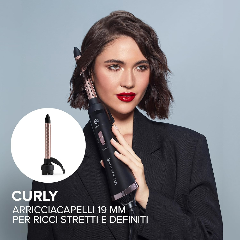 IMETEC 11886 - Modellatore capelli Bellissima 800W 3in1