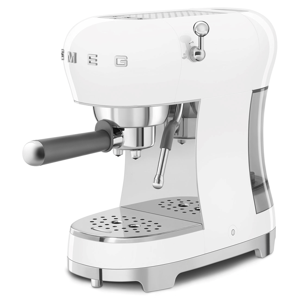 SMEG ECF02WHEU - Macchina da Caffè Espresso 50's Stil - Bianco