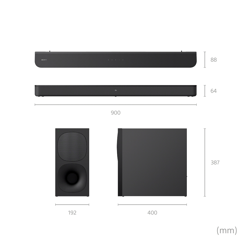 SONY HTS400 - Soundbar Sony Dolby 2.1 con Subwoofer