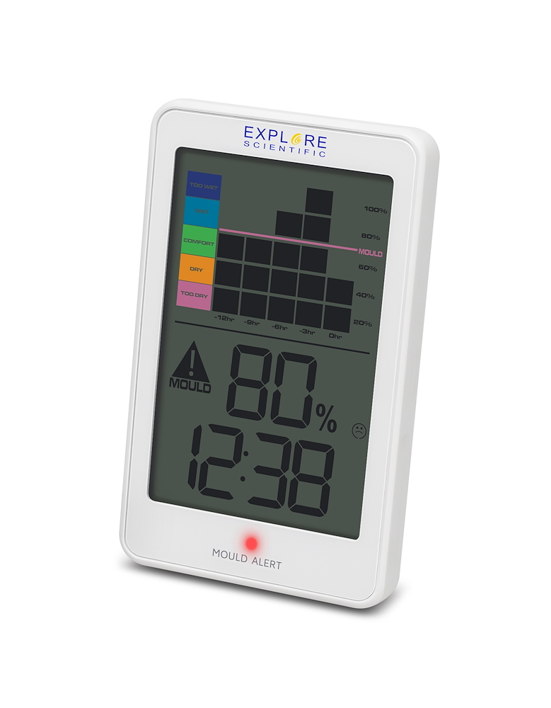 EXPLORE SCIENTIFIC WSH1008 - Thermo-Hygrometer mit Schimmelalarm