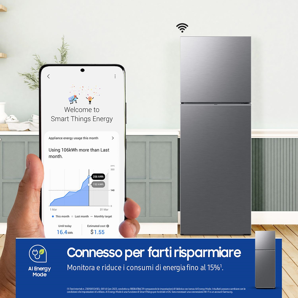 SAMSUNG RT31CG5624S9 - Frigorifero Samsung EcoFlex Doppia Porta