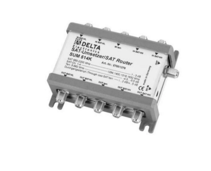 VIDEO DELTA SUM514K - DELTA SUM514K Unicable SAT-Umsetzer, kaskadierbar