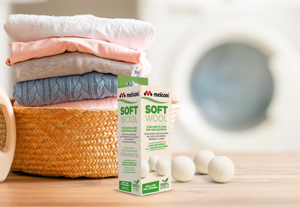 MELICONI 621026 - 3er Set Naturwollkugeln