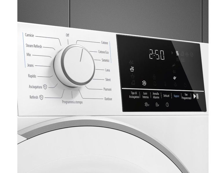 SMEG DHEX08EC - Wärmepumpentrockner 8 kg