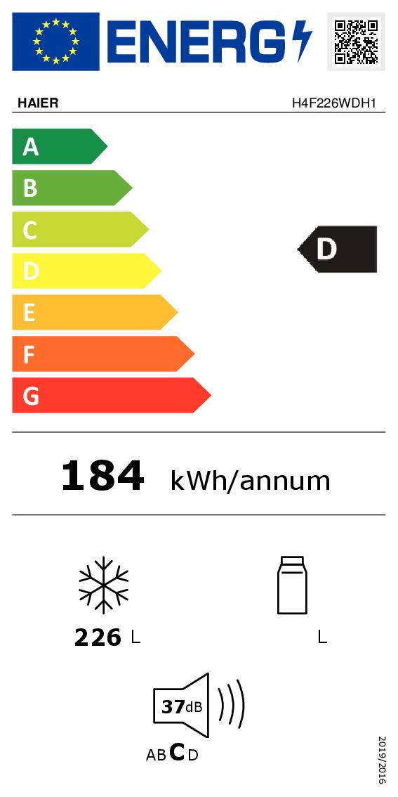 HAIER H4F226WDH1 - Congelatore Verticale  226LT